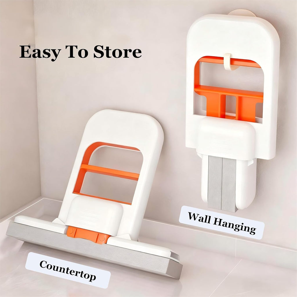 Self-Squeeze Foldable Sponge Mop – Easy Multi-Surface Cleaning