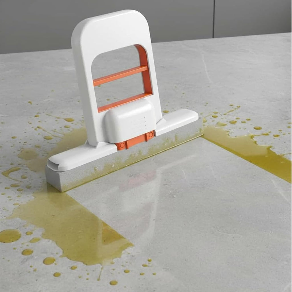Self-Squeeze Foldable Sponge Mop – Easy Multi-Surface Cleaning